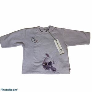 Girls Jean Bourget 6M Gris Clair Sweatshirt NWT